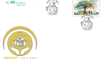 PTT'den 'Aile Yılı'na özel pul ve zarf