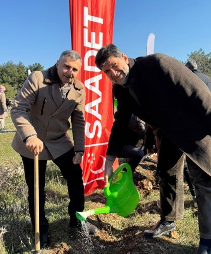 Saadet Partisi’nden fidan dikim etkinliği