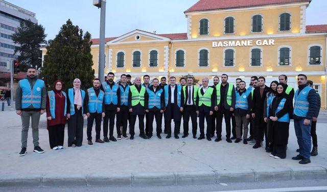 Saygılı Basmane’de “İftara 5 Kala” programına katıldı