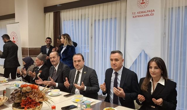 Kemalpaşa’da Gaziler ve Şehit Aileleri Onuruna İftar Programı Düzenlendi