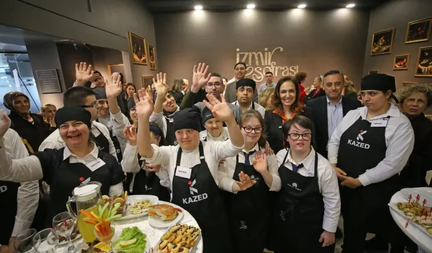 Karşıyaka’nın özel gençleri mutfakta hünerlerini sergiledi